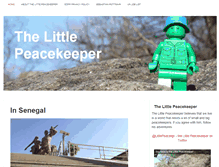 Tablet Screenshot of littlepeacekeeper.org